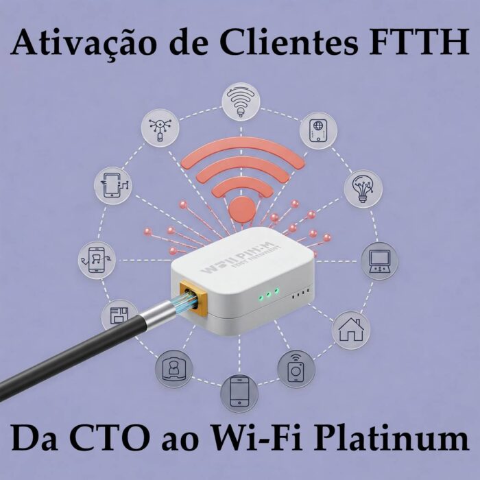 Curso Ativação de Clientes em Fibra Óptica: Da CTO ao Wi-Fi Platinum